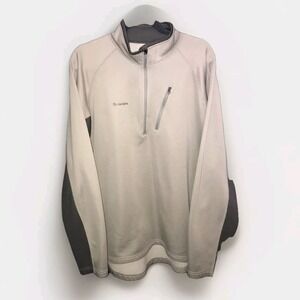 Simms Fishing Mens XL  1/4 Zip Fleece Pullover Outdoors‎ Gun Metal Grey Black